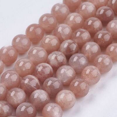 Natural Sunstone Beads Strands