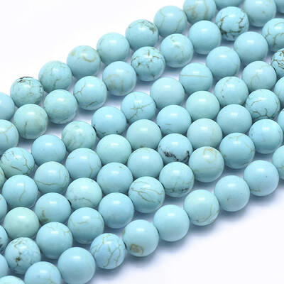 Natural Howlite Beads Strands