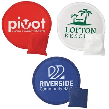 150 Customized Flip-Out Flyer Fan - Polyester & Dual Purpose