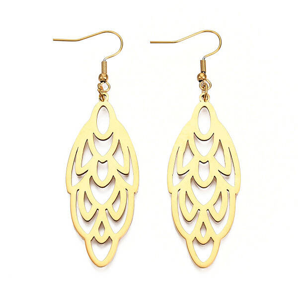 201 Stainless Steel Dangle Earrings