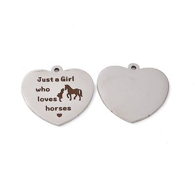 Non-Tarnish 201 Stainless Steel Pendants