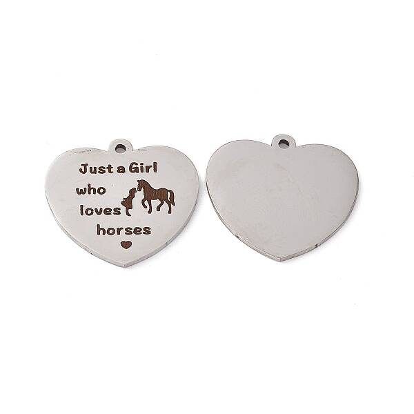 Non-Tarnish 201 Stainless Steel Pendants