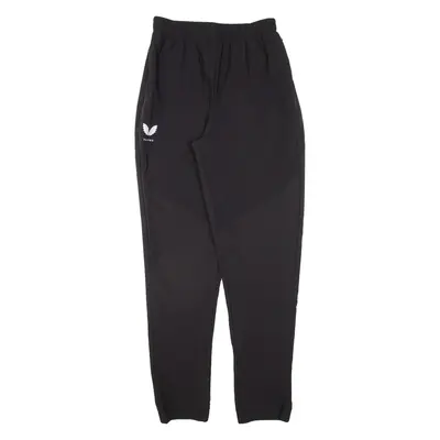 CASTORE Womens Track Pants Black Tapered XS W25 L28