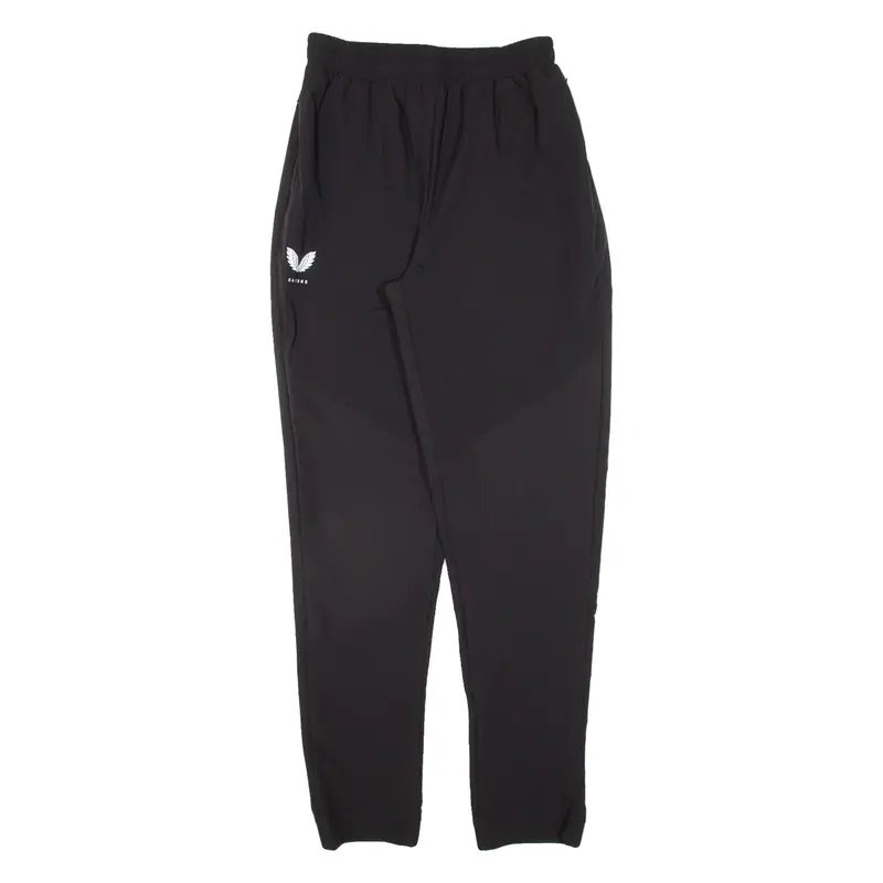 CASTORE Womens Track Pants Black Tapered XS W25 L28