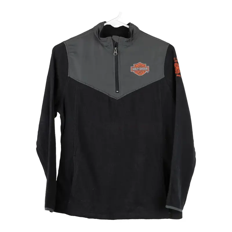 Age 13-14 Harley Davidson Fleece - Small Black Polyester