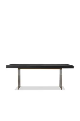 Ash Wood Brass Dining Table | Liang & Eimil Unma