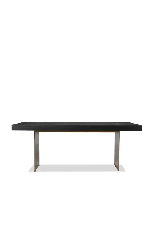 Ash Wood Brass Dining Table | Liang & Eimil Unma