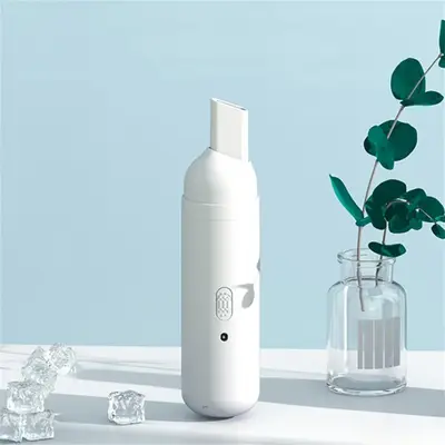 Household Mini Vacuum Cleaner, 1 Count Portable Handheld Car Vacuum Cleaner, Multipurpose Dust Cleaner, Hair Remover Cleanin...