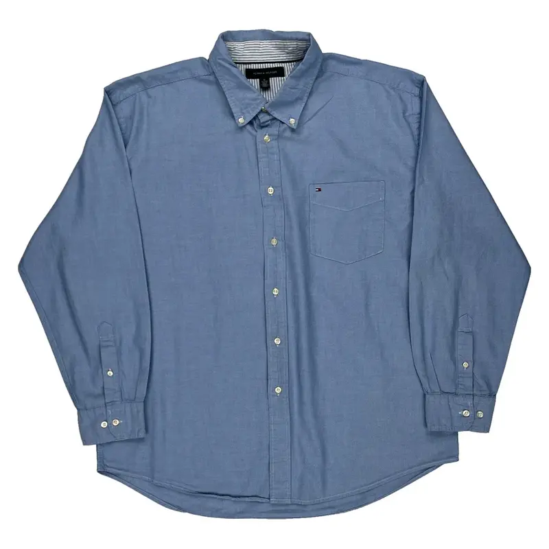 Tommy Hilfiger Shirt - XL Blue Cotton