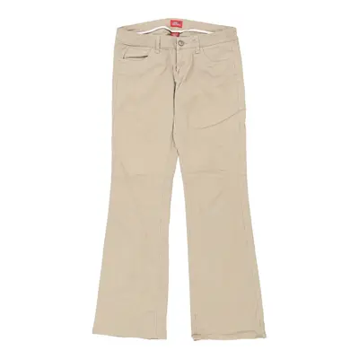 Dickies Trousers - 28W UK 4 Beige Cotton