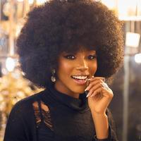 Formihair Glueless Wear And Go Wig Short Afro Curly Human Hair Wigs For Black Women 70s Afro Puff Wig Glueless Afor Wigs Outd...