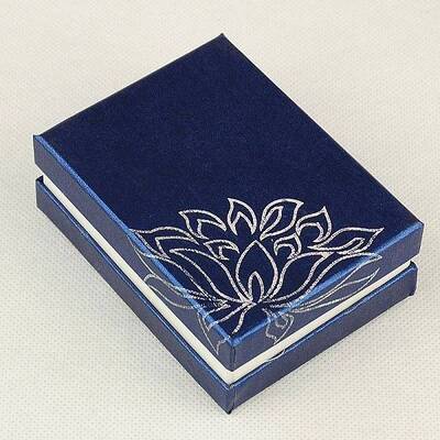 Rectangle Printed Cardboard Jewelry Necklace Boxes