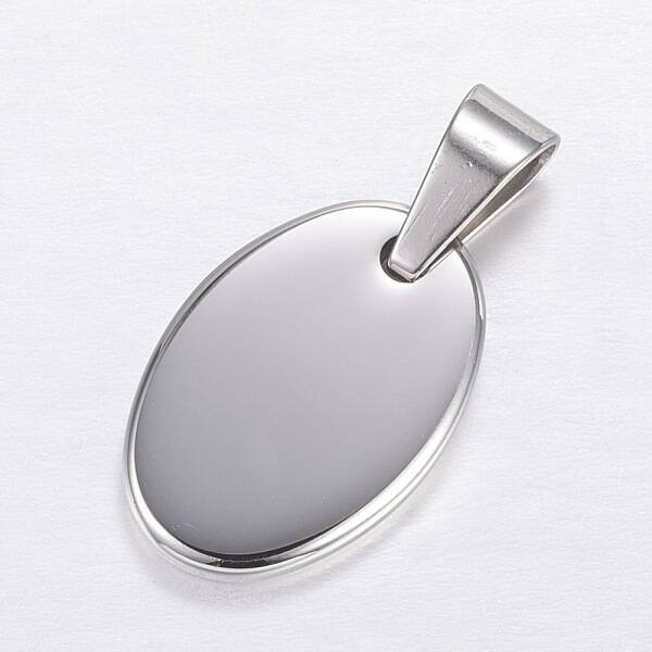Tarnish Resistant 304 Stainless Steel Stamping Blank Tag Charms