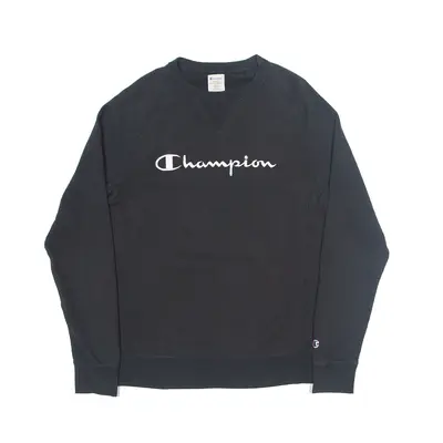CHAMPION Black Sweatshirt S