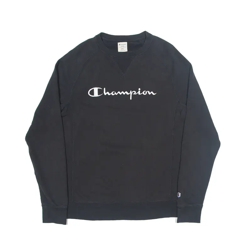 CHAMPION Black Sweatshirt S