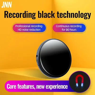 Smart Voice Recorder-One-Touch Recording,Strong Magnetic,Record continuously for 96 hours,HD Noise Reduction,Long Battery,Lar...