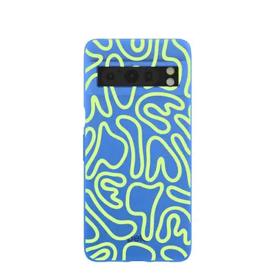 Electric Blue Dizzy Dreams Google Pixel 8 Pro Case
