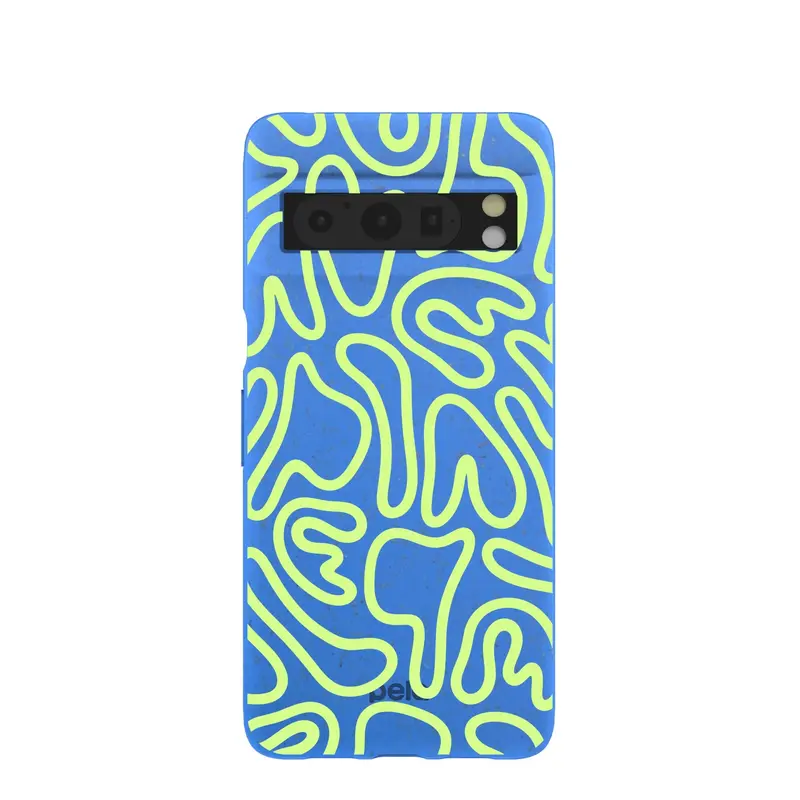 Electric Blue Dizzy Dreams Google Pixel 8 Pro Case