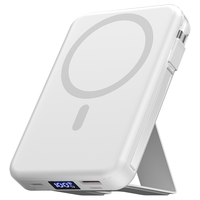 VlL Magnetic Wireless Power Bank -10000mAh Folding Wireless Portable Charger with USB-C Cable, 22.5W PD Fast Charging for iPh...