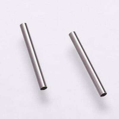 Tarnish Resistant 304 Stainless Steel Tube Beads