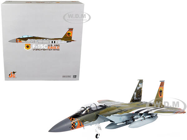 McDonnell Douglas F-15C Eagle Fighter Plane U.S. ANG 173rd Fighter Wing (2020) 1/72 Diecast Model by JC Wings