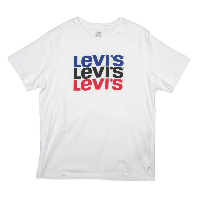 LEVI'S Mens T-Shirt White XL