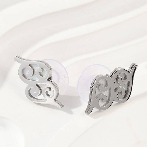 304 Stainless Steel Stud Earrings