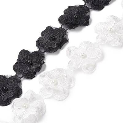 4 Yards 2 Colors Polyester Lace Trim