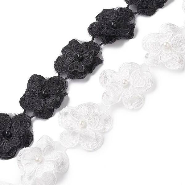 4 Yards 2 Colors Polyester Lace Trim