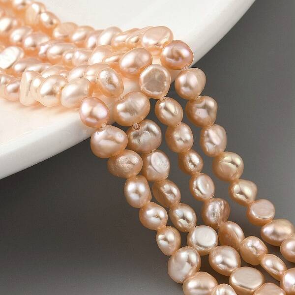 Natural Cultured Freshwater Pearl Beads Strands