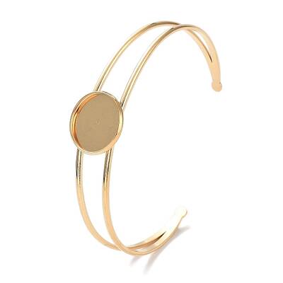 Ion Plating(IP) 304 Stainless Steel Bracelets Setting Making