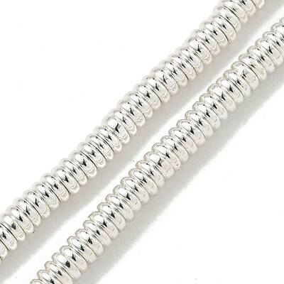 Electroplated Synthetic Non-Magnetic Hematite Beads Strands