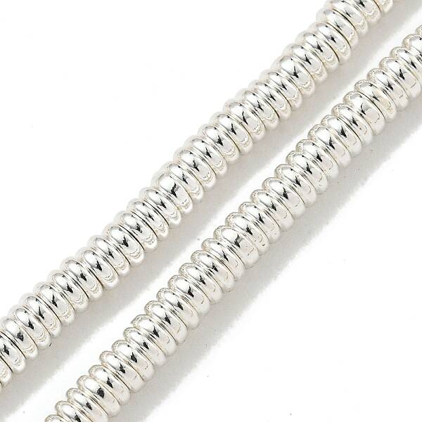 Electroplated Synthetic Non-Magnetic Hematite Beads Strands