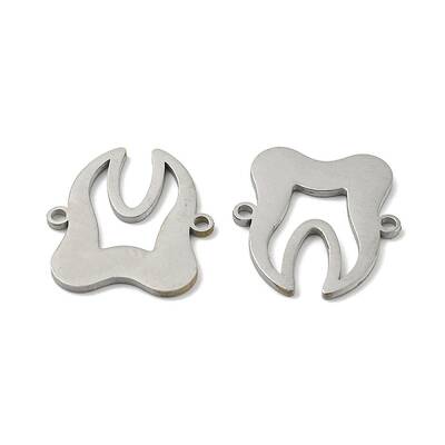 Non-Tarnish 304 Stainless Steel Connector Charms