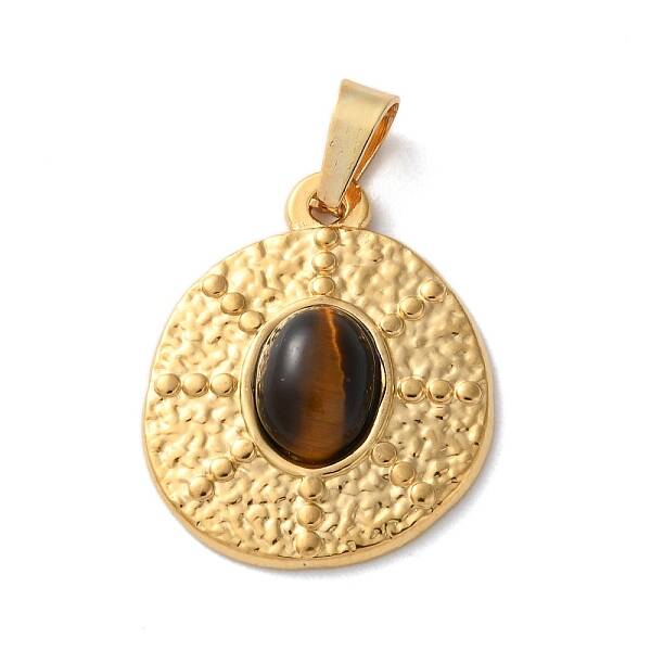 Natural Tiger Eye Pendants