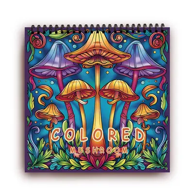 Spiral Coloring Book, 1 Count 30 Pages Coloring Book, Stress Relief Coloring Book, Art Paper for Home School Office