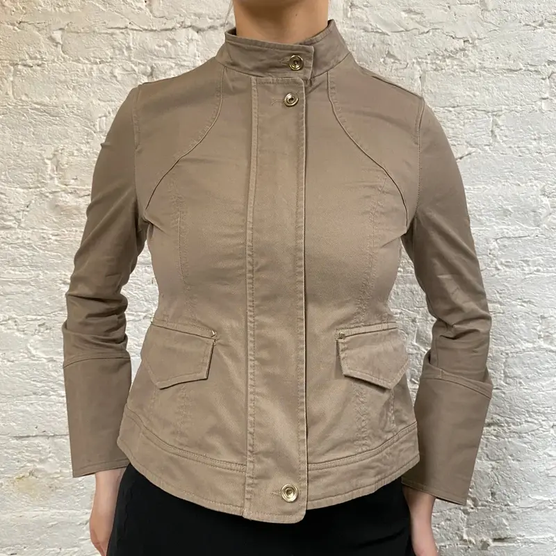 Saint Andre Jacket - Medium Beige Cotton