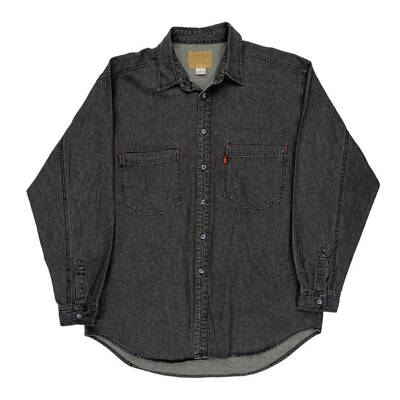 Unbranded Shirt - Large Acid Wash Cotton | Size: large