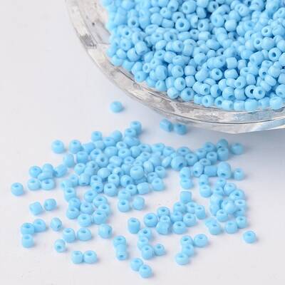 12/0 Opaque Colours Round Glass Seed Beads