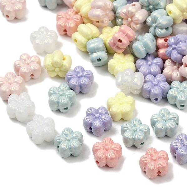 UV Plating Opauqe Acrylic Beads