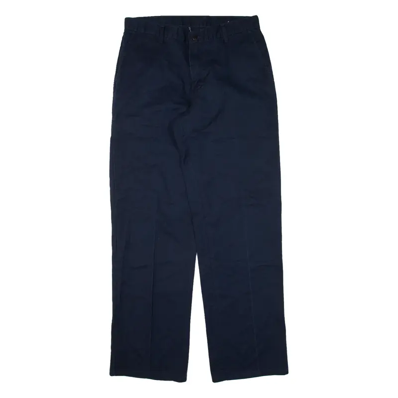 DICKIES Workwear Mens Trousers Blue Regular Straight W34 L34