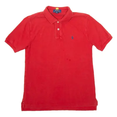 POLO RALPH LAUREN Boys Polo Shirt Red M