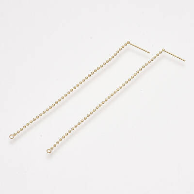 Brass Stud Earring Findings