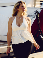 Flowy V-Neck Halter
