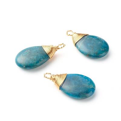 Natural Apatite Pendants