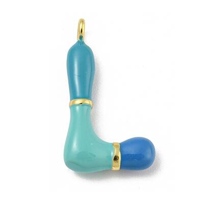 Brass Enamel Pendants