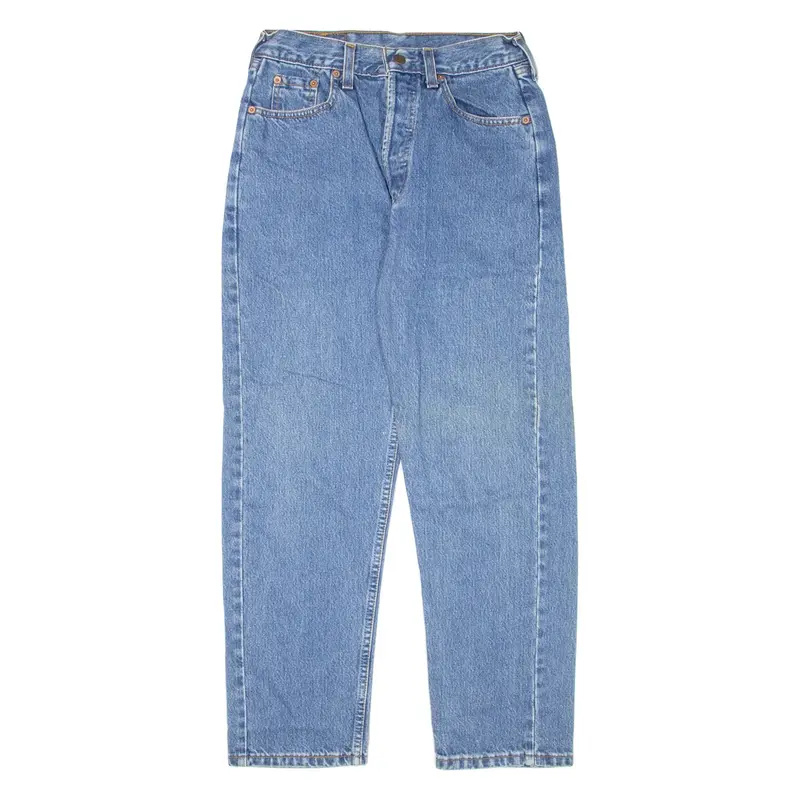 LEVI'S 818 02 Orange Tab Womens Jeans Blue Regular Tapered 90s W26 L28