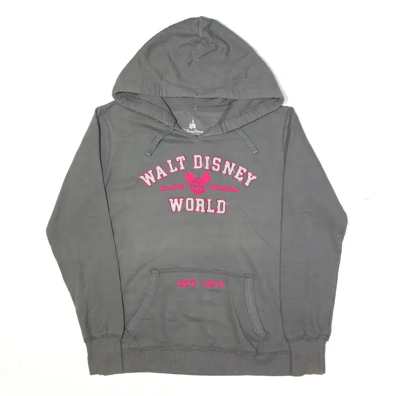 DISNEY PARKS Hoodie Grey Pullover Womens L