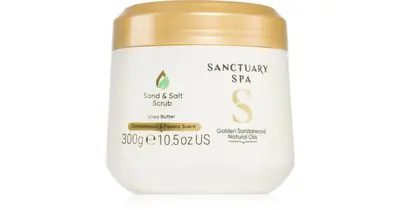 Sanctuary Spa Golden Sandalwood Salt Body Scrub 300g