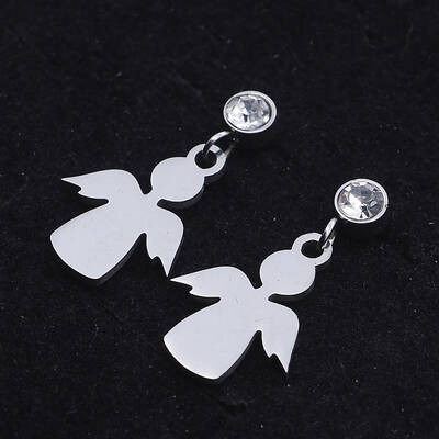 201 Stainless Steel Dangle Stud Earrings
